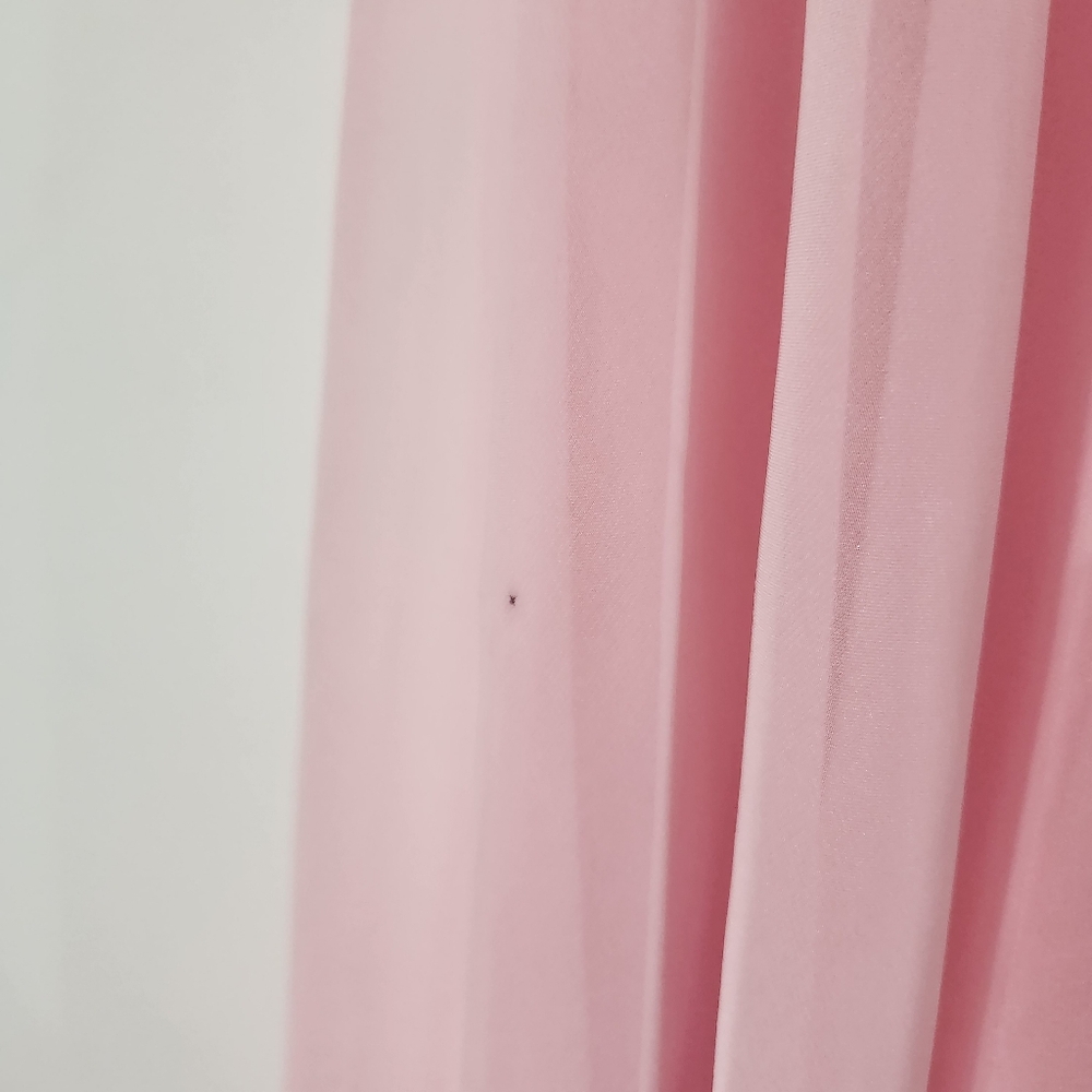 Ava Presley Light Pink Rhinestone Open-Back Prom Halter Dress Size 4 - Picture 9 of 12